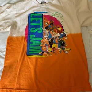 New “Space Jam” Youth Tee Shirt. Size Xl. Multicolor Check Pictures.